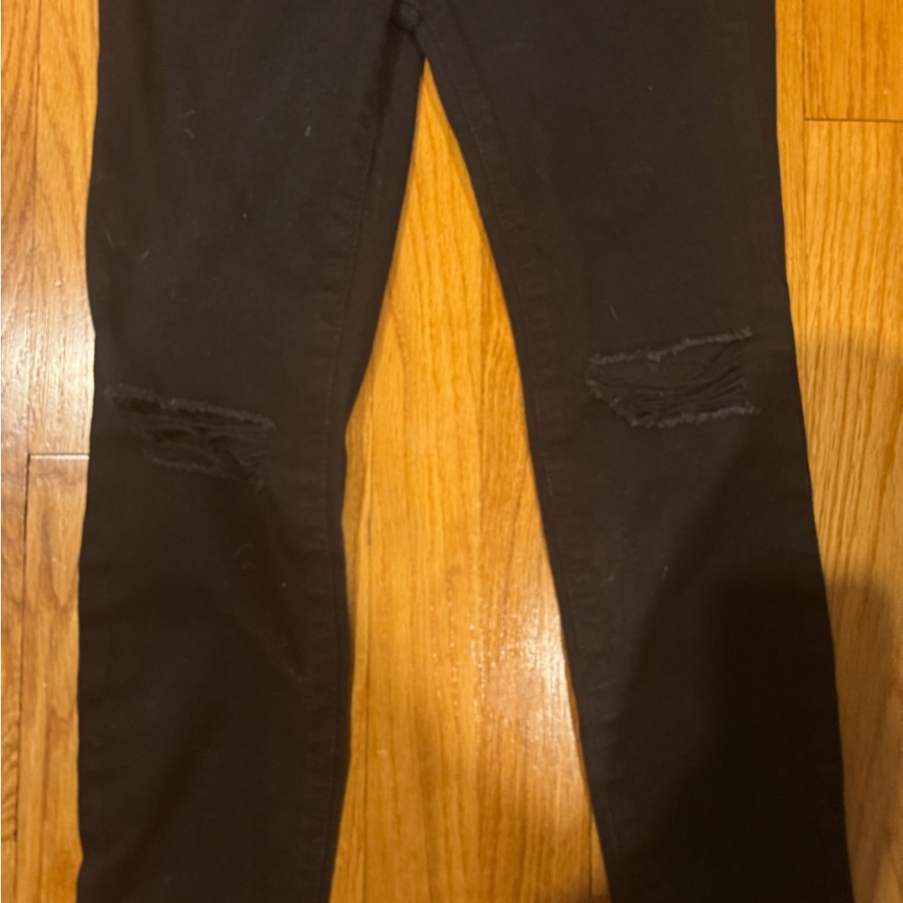 RSA Black Distressed Jeans